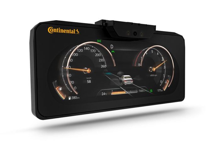 3D instrument cluster by Continental