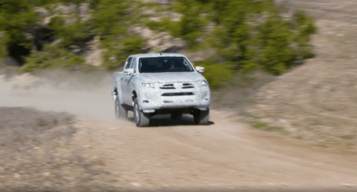 Fernando Alonso tests new HiLux