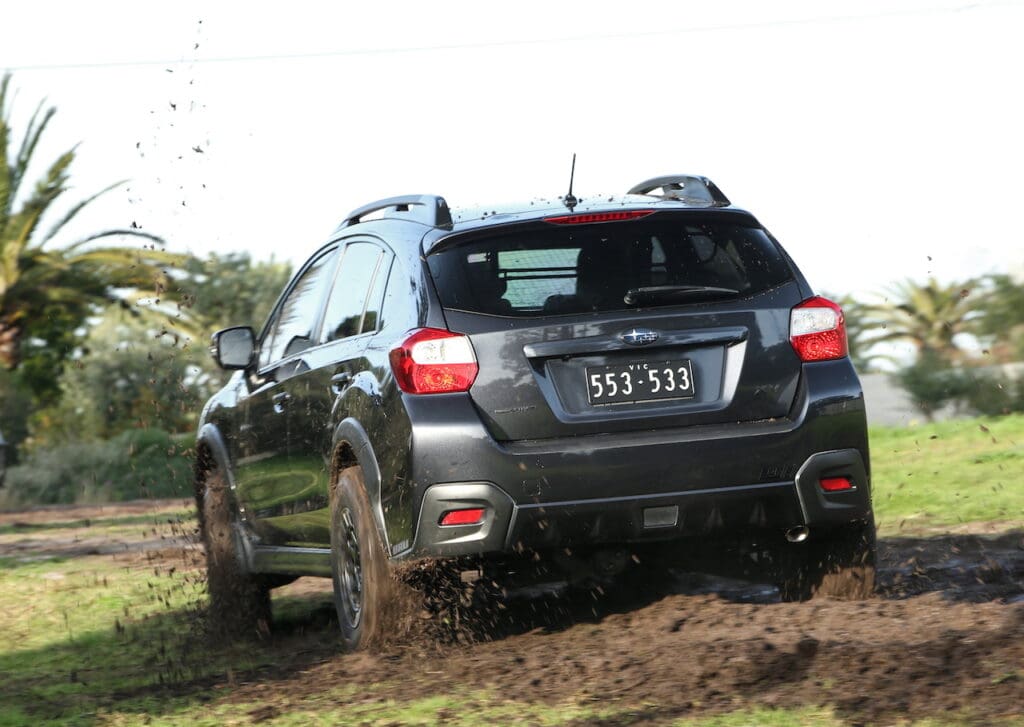 Subaru XV likes to get dirty