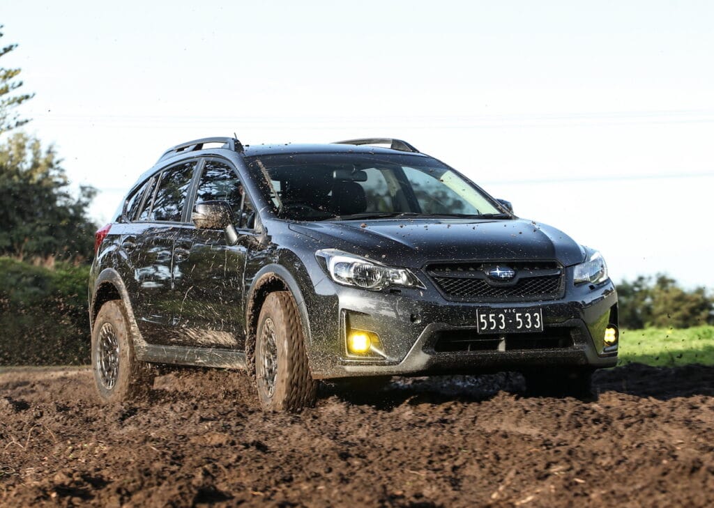 Subaru XV likes to get dirty