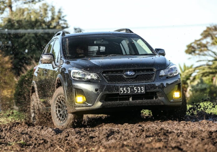 This Subaru XV likes to get dirty