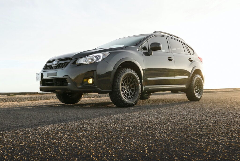 Subaru XV likes to get dirty