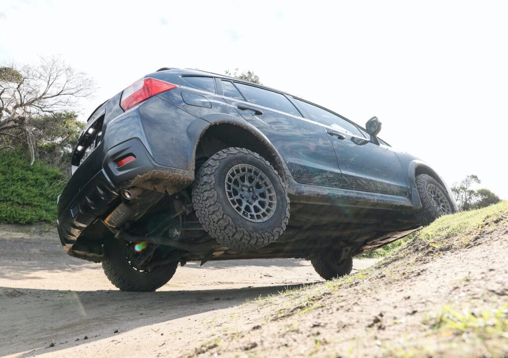 Subaru XV likes to get dirty