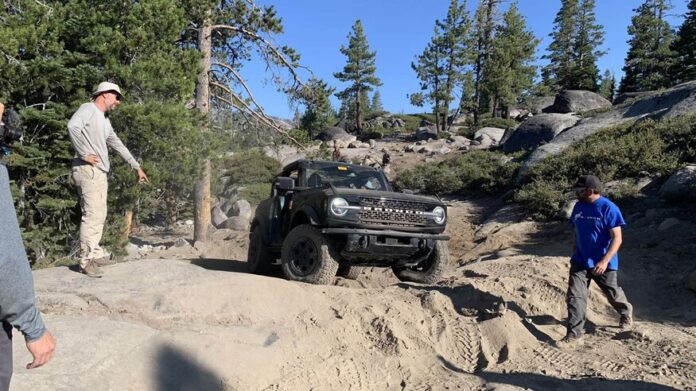 Ford Bronco takes on Rubicon Trail