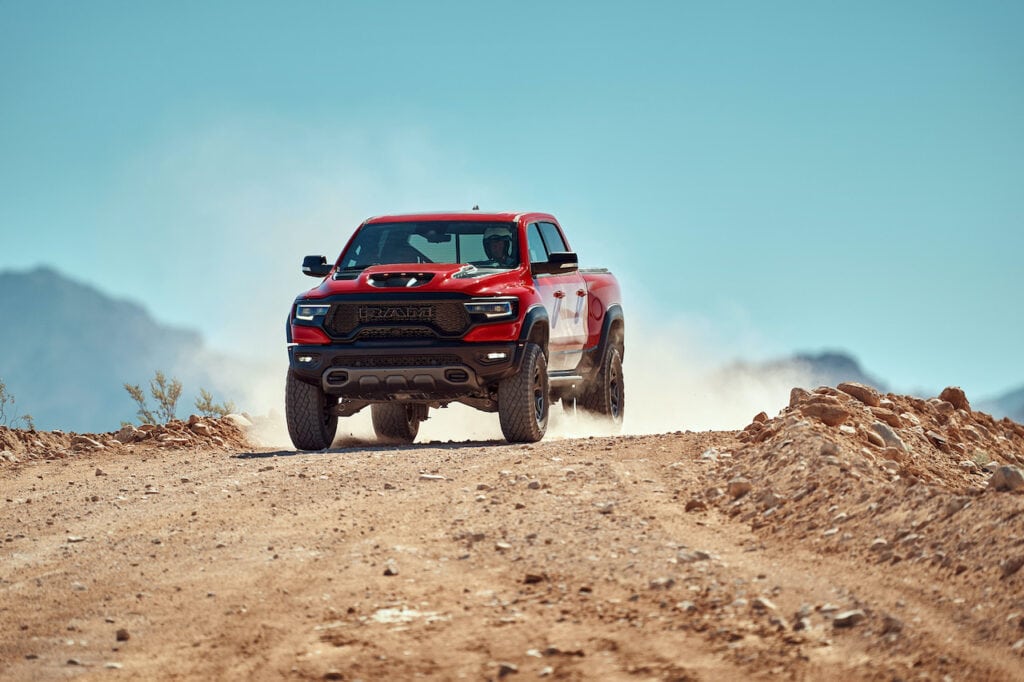 2021 Ram 1500 TRX in motion