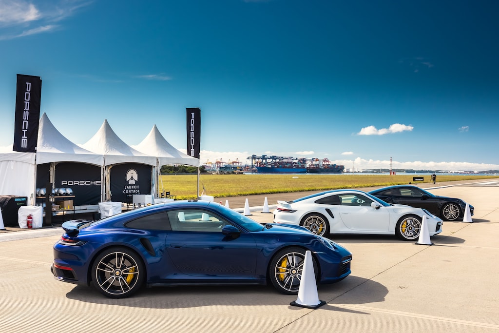 Porsche 911 Turbo S at Sydney Airport