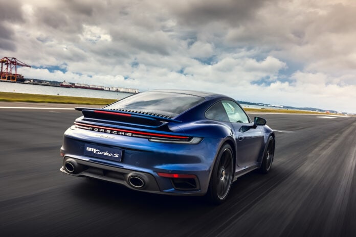 Porsche 911 Turbo S at Sydney Airport