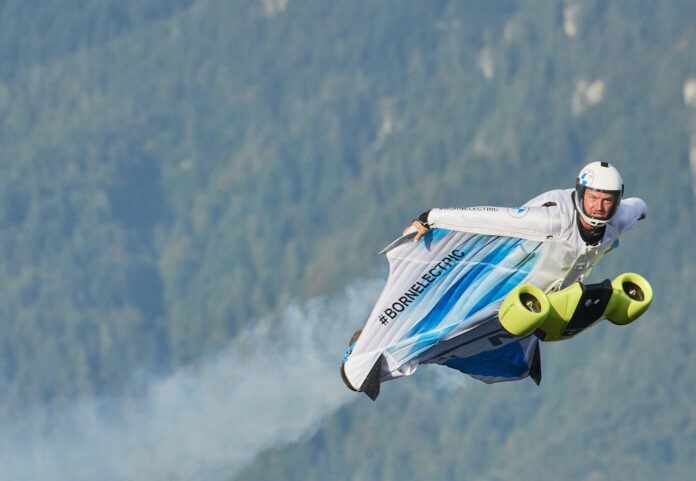 Electrified Wingsuit by BMW