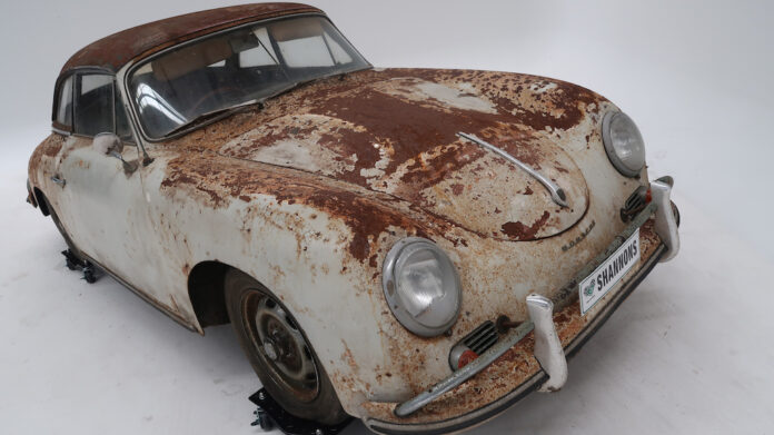 barnfind Porsche 356A Cabriolet for auction