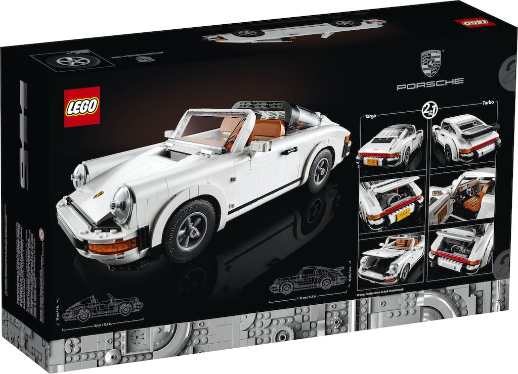 Lego Porsche 911 Turbo and Targa set