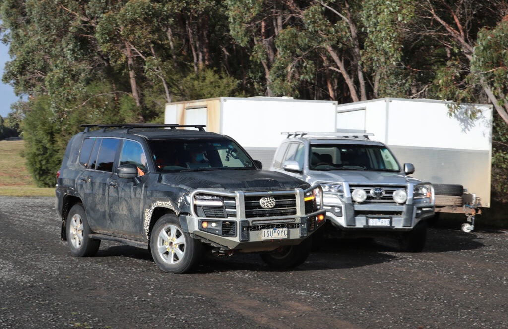 Toyota LandCruiser 300-Series prototype at the Australian Automotive Research Centre, where much of the development work took place