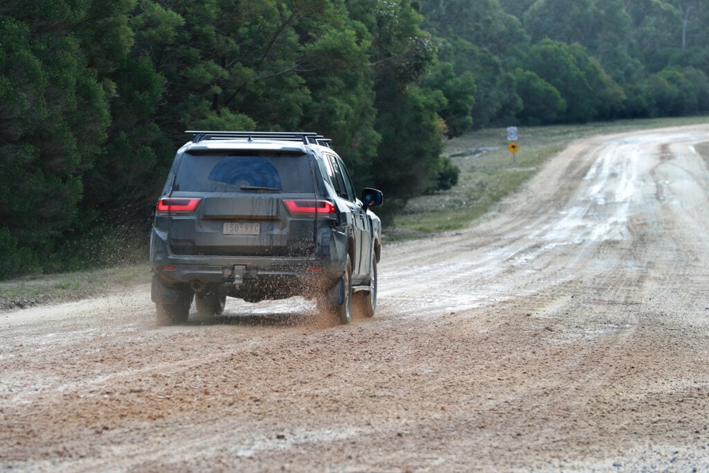 Toyota LandCruiser 300-Series prototype at the Australian Automotive Research Centre, where much of the development work took place