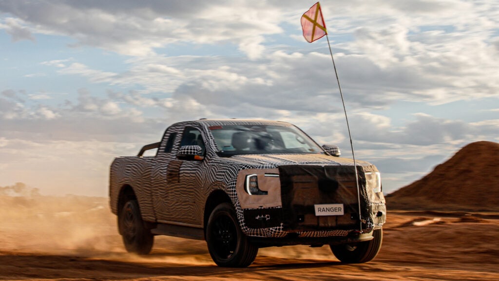 2022 Ford Ranger undergoing development testing