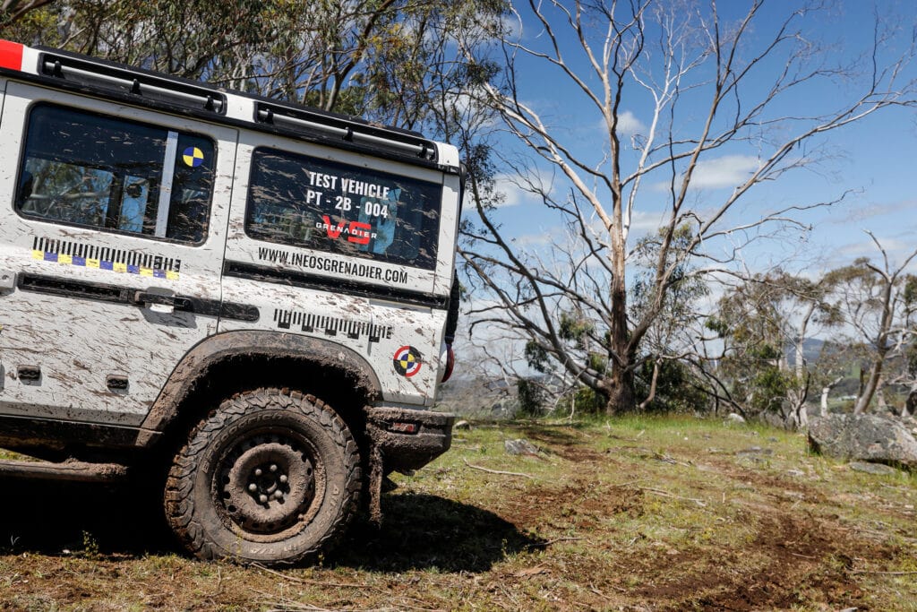 Ineos Grenadier development vehicle testing in Australia