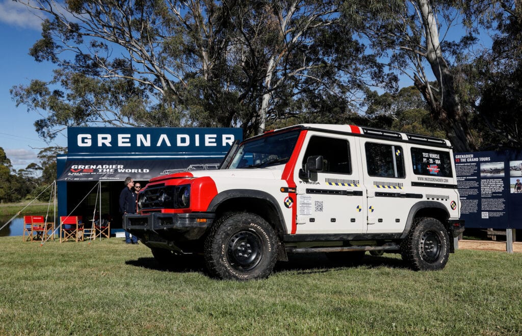 Ineos Grenadier development vehicle testing in Australia