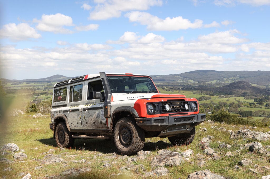 Ineos Grenadier development vehicle testing in Australia