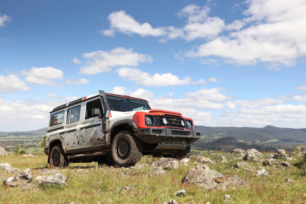 Ineos Grenadier development vehicle testing in Australia