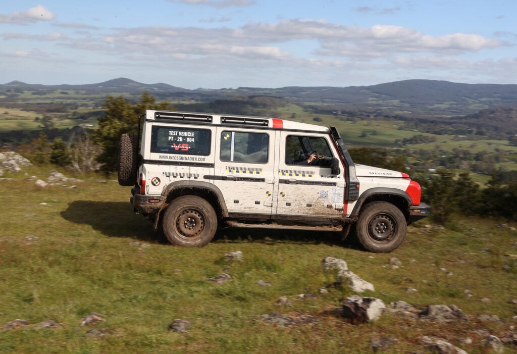 Ineos Grenadier development vehicle testing in Australia