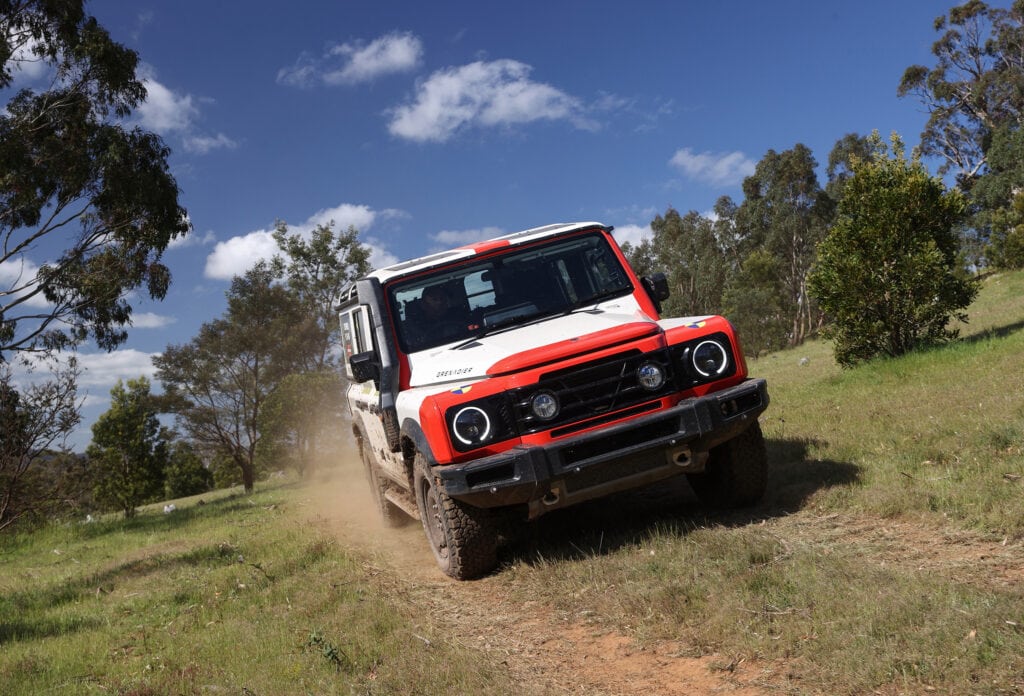 Ineos Grenadier development vehicle testing in Australia