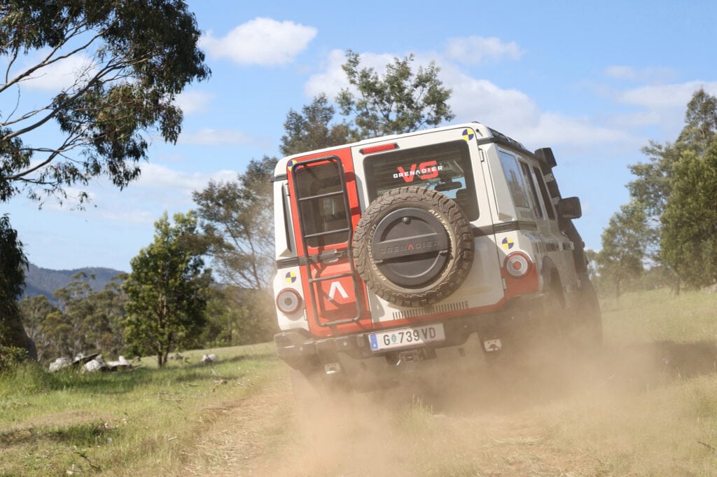 Ineos Grenadier development vehicle testing in Australia