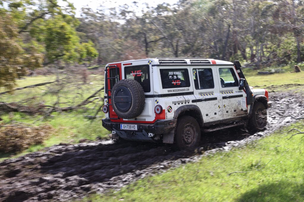 Ineos Grenadier development vehicle testing in Australia