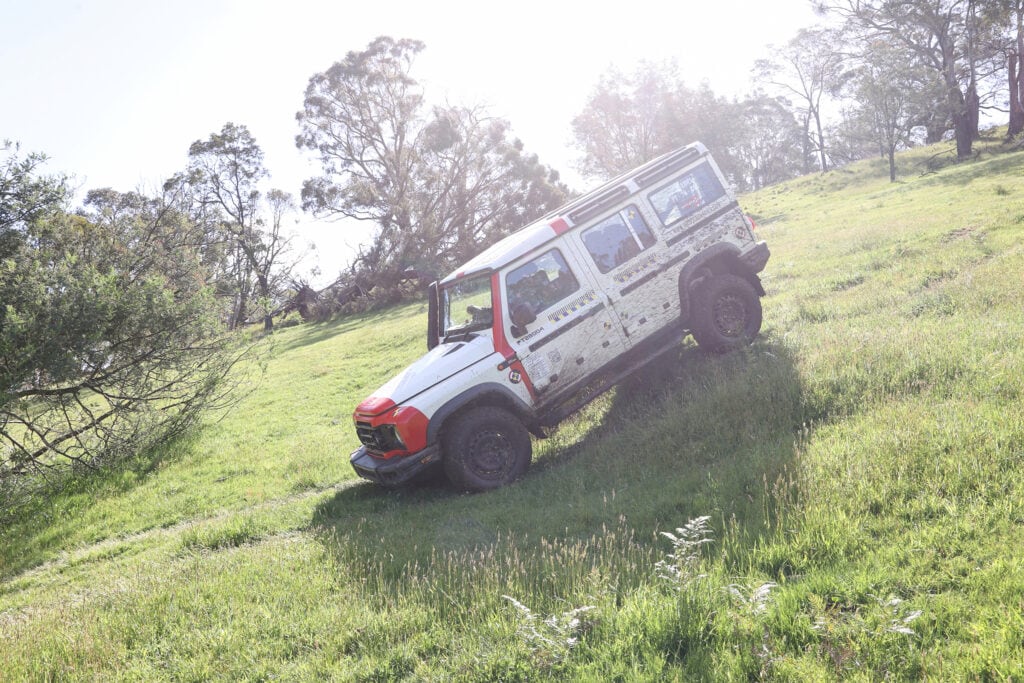 Ineos Grenadier development vehicle testing in Australia