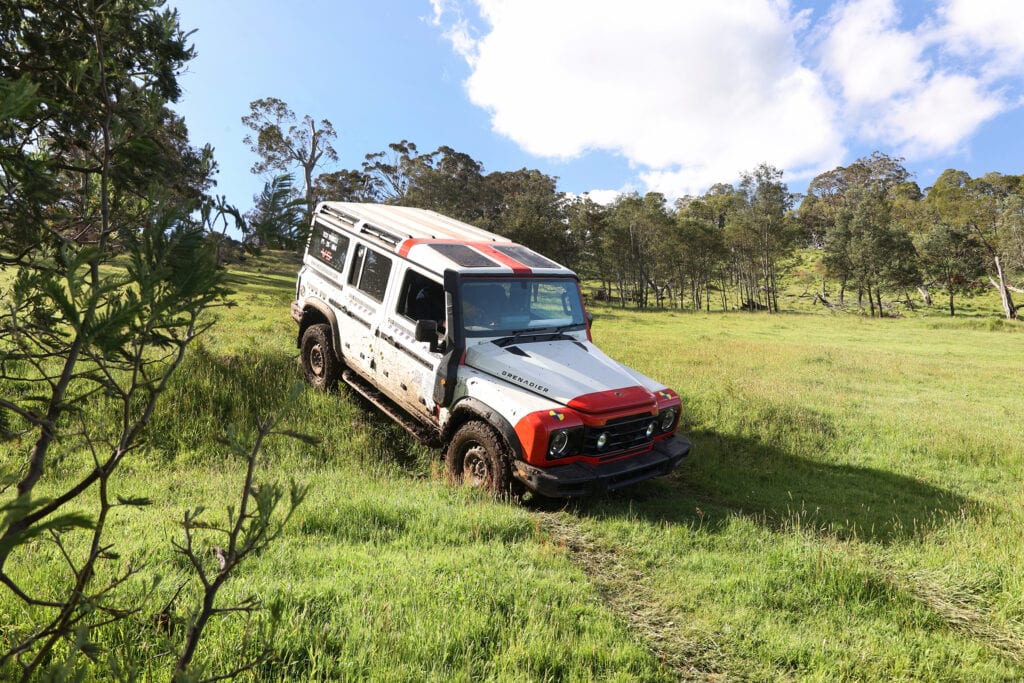 Ineos Grenadier development vehicle testing in Australia